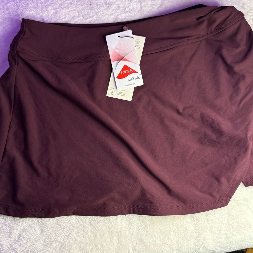Calla Plum Athletic Running  Skirt Size Small